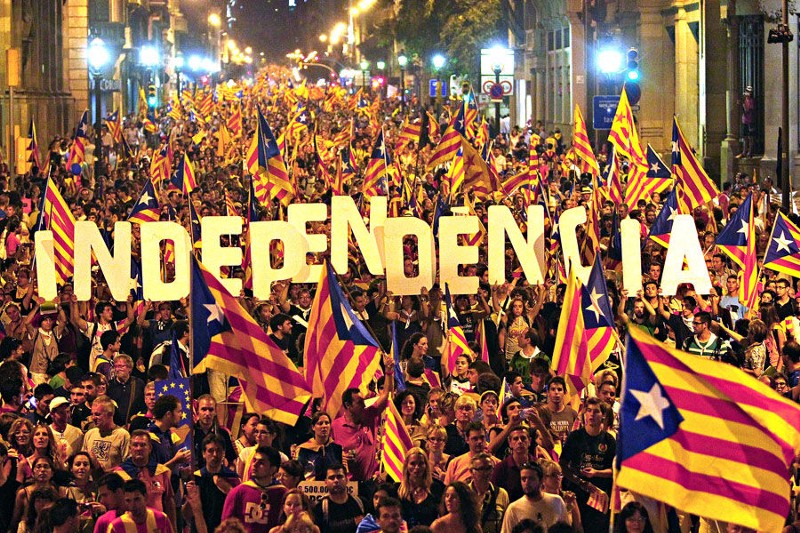 La independencia de Cataluña es una causa defendida por la mayoría de los catalanes desde hace años. El apogeo de la lucha independentista fue durante 2017.