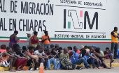 El Instituto Nacional de Migración indicó que México no cuenta con las condiciones para hacer frente a esta situación.