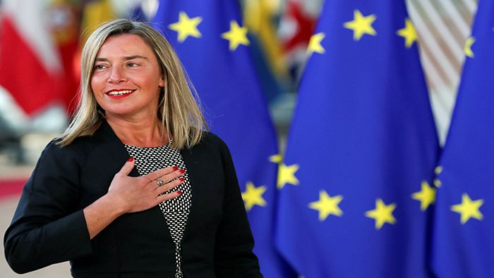 Federica Mogherini anunció que se reunirá con los representantes de Reino Unido, Francia y Alemania para analizar la forma de apoyar el acuerdo nuclear iraní