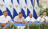 Los representantes del Gobierno de Daniel Ortega garantizaron que no se rendirán ni se cansarán pues "somos orgullosos servidores de un pueblo grande".