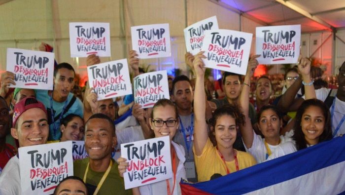 La etiqueta #TrumpDesbloqueaVenezuela logró posicionarse en las redes sociales horas antes del inició oficial del tuitazo mundial.
