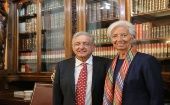 Christine Lagarde publicó un mensaje felicitando al presidente López Obrador por las gestiones realizadas en su gestión.