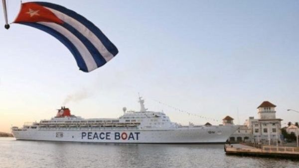 El Crucero de la Paz fue impedido de atracar en Cuba por la Ley Helms-Burton.