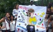 Mujeres víctimas de violencia sexual durante el conflicto armado colombiano reclaman justicia.
