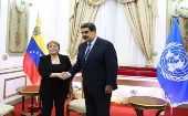 Michelle Bachelet expresó su preocupación por las consecuencias de las sanciones de EE.UU. hacia el país suramericano.