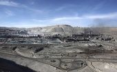 Los sindicalizados chilenos de la minera Chuquicamata mantienen una huelga en reclamo de mejoras salariales.