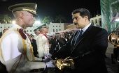 Nicolás Maduro destaco la lealtad y compromiso de las Fuerzas Armadas en defensa del pueblo venezolano.