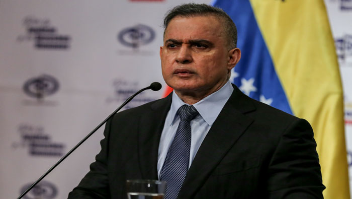 El fiscal venezolano enfatizó que al sujeto le imputaron los delitos de 