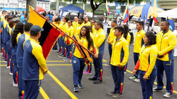Abanderan Delegacion De Ecuador Para Panamericanos Lima 2019