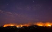 El impresionante incendio forestal en la isla española Gran Canaria