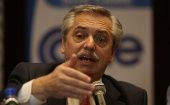 Fernández aseguró que de ganar las elecciones su prioridad será “reconstruir el desastre” que deja el Gobierno neoliberal.