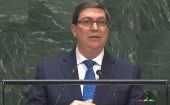 Rodríguez intervino en el 74º Periodo de Sesiones de la Asamblea General de las Naciones Unidas.