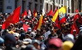 La alcaldesa de Guayaquil convocó también una marcha en la provincia para tratar de impedir el acceso de los manifestantes indígenas.