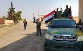 El Ejército sirio fue recibido por el pueblo de las zonas afectadas por la ofensiva de Turquía.