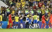Brasil superó en el último minuto a Francia con marcados de 3 a 2.
