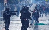 Bogotá y otras ciudades de Colombia reportaron represión y algunos disturbios.