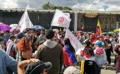 A tres años de la firma del Acuerdo de Paz en 2016, los colombianos exigen desde las calles el cumplimiento integral de lo pactado por el Gobierno de Colombia y la FARC.
