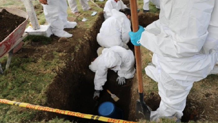 la JEP ha exhumado nueve cadáveres completos de presuntas víctimas y se han recuperado numerosas estructuras de otras posibles víctimas.