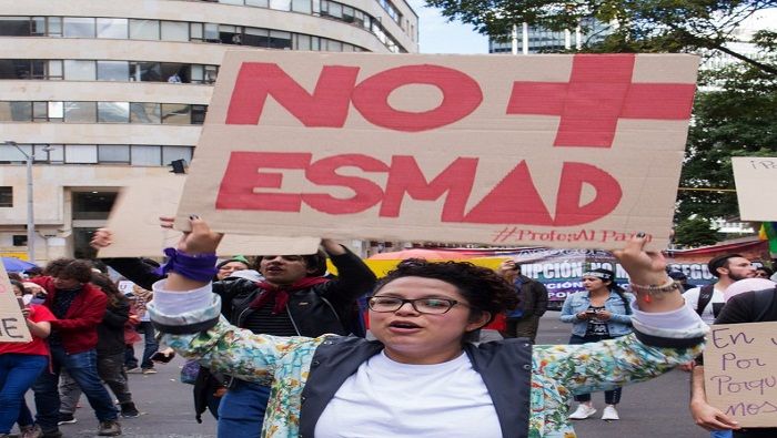 El pueblo colombiano ha salido a la calle contra las políticas neoliberales aplicadas por el presidente de esa nación, Iván Duque.