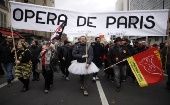 A la huelga contra la reforma de pensiones se ha unido la Ópera de París, una de las más antiguas y prestigiosas del continente.