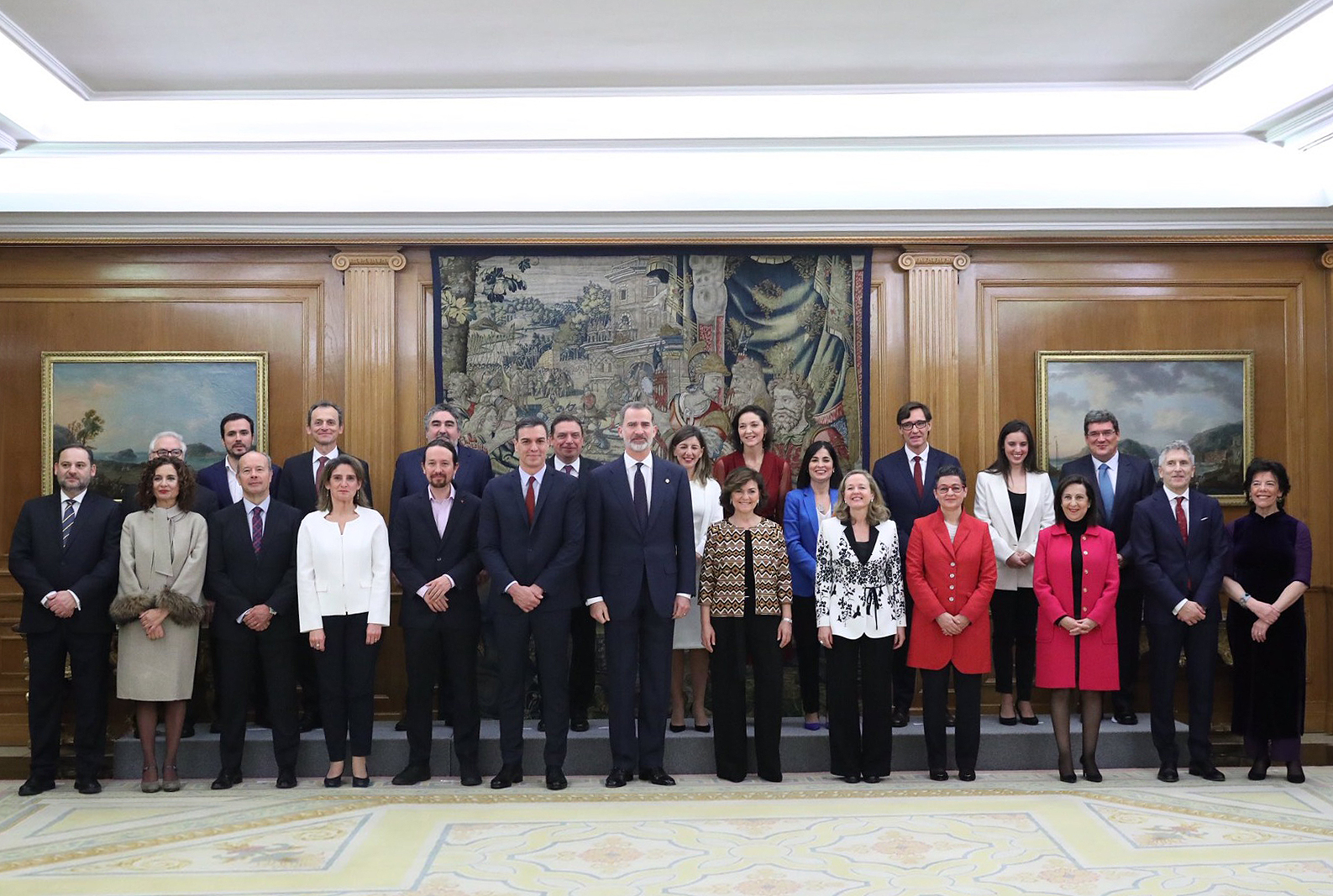De las 22 carteras del Gobierno español, 11 serán ocupadas por mujeres.