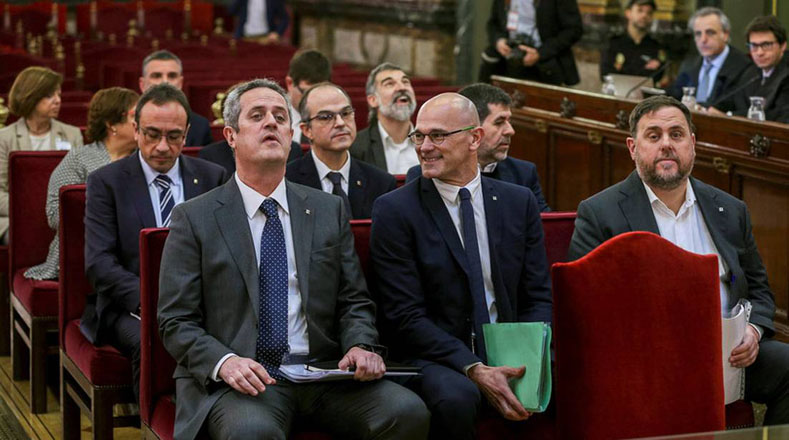 El Tribunal Supremo ha impuesto penas de entre 9 y 13 años de cárcel a los independentistas catalanes.