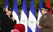 En el homenaje a Sandino, el presidente Ortega juramentó al comandante en jefe del Ejército de Nicaragua, Julio César Avilés.