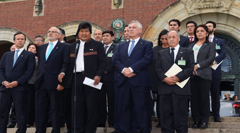 Durante la gestión del expresidente de Bolivia Evo Morales se abogó por el diálogo para resolver las disputas fluviales.