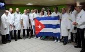 Las delegaciones de médicos cubanos han dicho presente en todos los continentes para hacer frente a la pandemia del Covid-19 