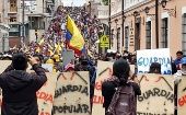 La Confederación de Nacionalidades Indígenas del Ecuador llamó a protestar el 1 de mayo desde las casas, no en la calle, contra el plan económico del Gobierno.