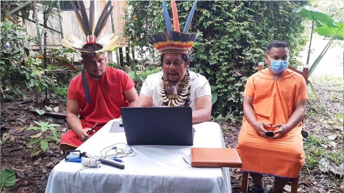 El presidente de la nacionalidad Siekopai, Justino Piaguaje, denunció el peligro que representa para la preservación de su cultura la Covid-19