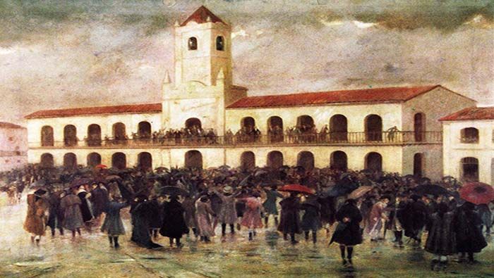La Revolución de Mayo impulsó la conformación de la primera junta patria en Argentina.
