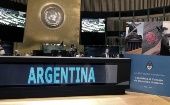 Argentina ratifica su compromiso con ONU, señaló la cancillería argentina