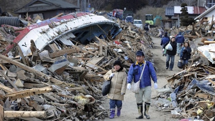 El área geográfica donde se ubica Japón posee una gran actividad sísmica. La foto corresponde al temblor de marzo de 2011, uno de los más devastadores que ha tenido el país.