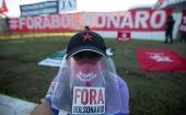 La campaña promovida por organizaciones sociales tiene como propósito expulsar a Bolsonaro del Palacio do Planalto.