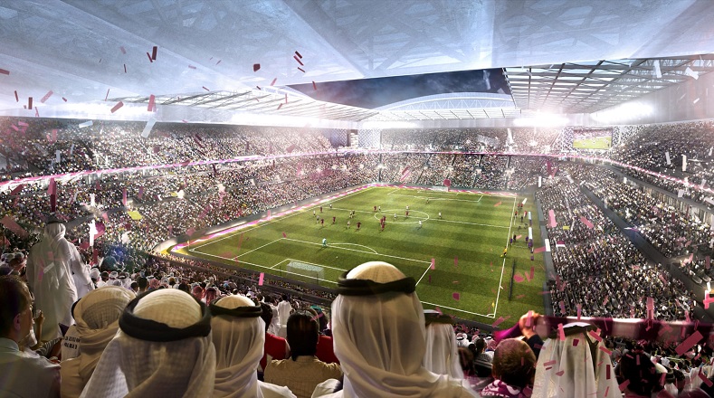 El estadio de Al Rayyan, o estadio Ahmed Bin Ali, ubicado al borde de la zona desértica de Catar tiene capacidad de 40.000 personas y acogerá encuentros de la fase de grupos y uno de la fase de octavos de final. Una vez concluido el torneo se desmontará la mitad de sus asientos para ser donados a otros países.