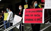 El sector médico de Panamá ha protagonizado en los últimos días protestas en rechazo a la desprotección a la que se ven sometidos por parte del Gobierno de Laurentino Cortizo.