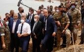 "El Líbano no es un protectorado francés", afirmó el PCF en un comunicado oficial. 