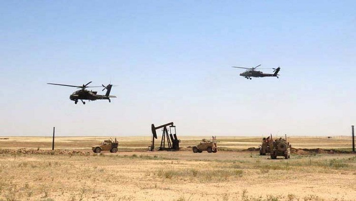 Dos helicópteros de las Fuerzas Armadas de Estados Unidos atacaron la posición del Ejército sirio.