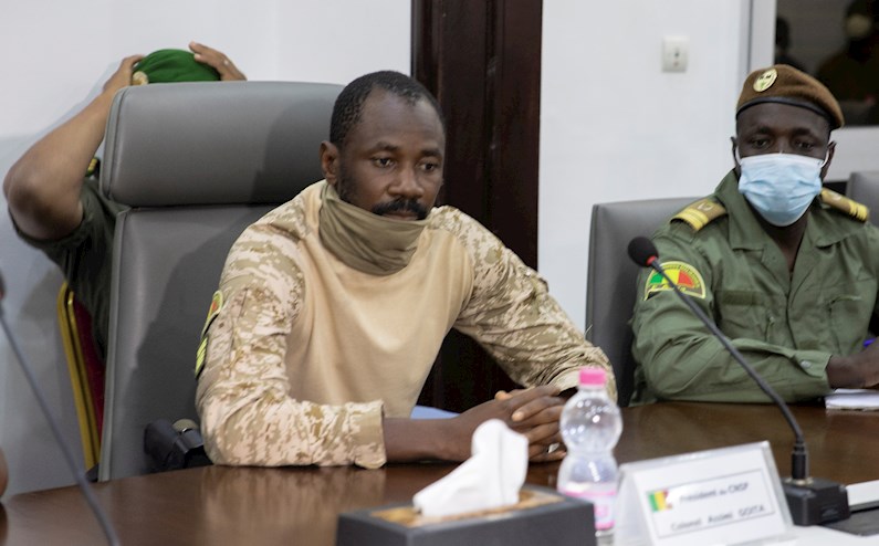 La junta militar de Malí tomó el poder en Bamako la semana pasada mediante un golpe de Estado.