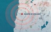 El sismo fue percibido en las regiones aledañas con diversas intensidades, incluida la capital chilena.