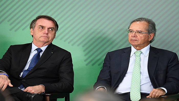 Las tensiones entre Bolsonaro y el ministro de Economía, Paulo Guedes, se han avivado en las semanas recientes.