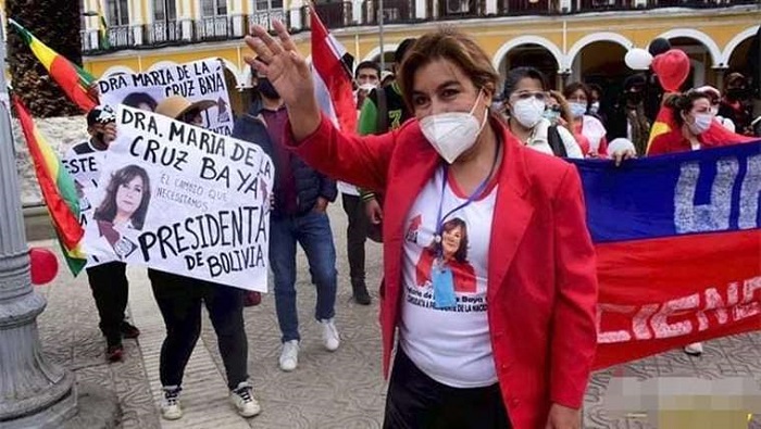 Pese a la decisión de su partido, María de la Cruz Bayá manifestó que continuará en la contienda electoral.