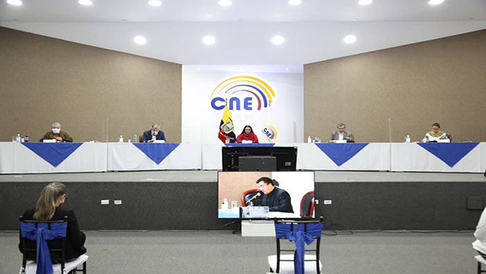 El CNE aún no ha habilitado al candidato presidencial por la Unión por la Esperanza, Andrés Arauz.