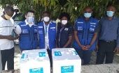 La donación consta de cerca de 600 viales de antitoxina diftérica para ayudar a haitianos y peruanos con el brote de la enfermedad. . 