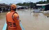 lota ha dejado amplias zonas inundadas en Colombia.