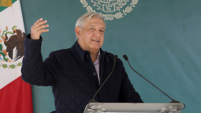 El presidente mexicano López Obrador ofrece este martes un informe con su segundo año de gestión.