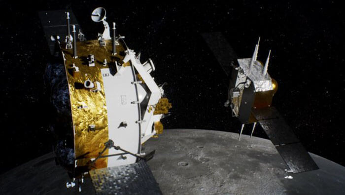 El pasado fin de semana, el módulo de ascenso de la Sonda china desde la Luna y el de regreso se acoplaron con éxito al de órbita.