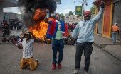 Ciudadanos Haitianos, liderados por la oposición, llevan varios días realizando protestas con barricadas y cierres de calles.