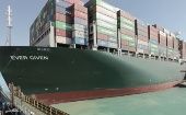 Un tribunal egipcio ordenó a la empresa propietaria de la embarcación el pago de 900.000.000 dólares como compensación por las pérdidas económicas que causó el encallamiento